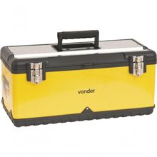 Caixa Metálica Para Ferramentas Baú 590x285x270mm Com Bandej