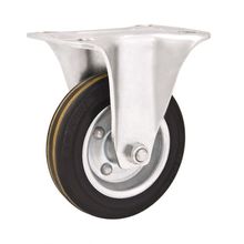 Rodizio Fixo 6 Média 160kg Núcleo Chapa Borr. Preta Vonder