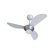 Ventilador De Teto Ventisol Mistral 3 Pás Branco/cinza Bivolt