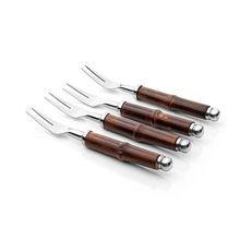 Conjunto De Talheres Copa E Cia Para Aperitivo Finger Food 4 Peças Garbo Bamboo