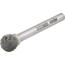 Lima Rotativa Esférica 6mmx6mm Com Haste 3mm Vonder