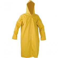 Capa De Chuva Pvc Com Forro Gg Amarela Ca11125 Vonder