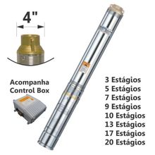 Motobomba Submersa Tipo Caneta 1-2cv 60hz Monofásico Esub-4-5 Eletroplas 110V