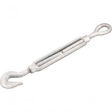 Esticador Para Cabo De Aço 5-16 Gancho X Olhal Pesado Galva