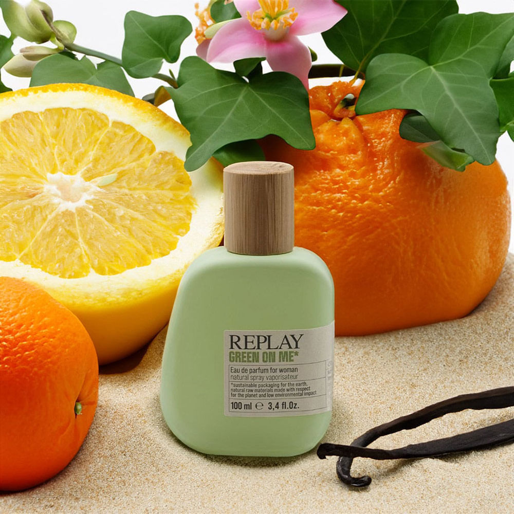 Replay Green On Me Eau de Parfum - Perfume Feminino 100ml - Shop Coopera