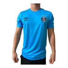 Camisa Grêmio Masculina Umbro Basic 2 Original Azul Celeste
