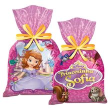 Sacola Surpresa Princesinha Sofia 14cm X 27cm - 12 Unidades