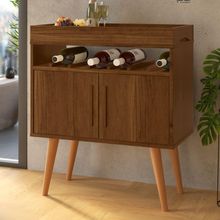 Bancada Café Bari Com 2 Portas Canela