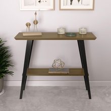 Bancada Aparador Nyoh Com Prateleira Freijó Preto