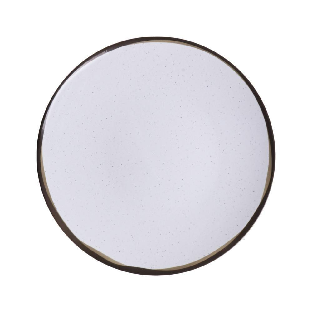 Kit 4 Pratos Raso Mesa Canyon Porcelana Decorada 25 Cm - Tramontina