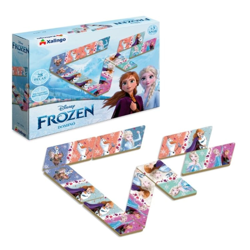 Jogo De Dominó Disney Frozen - Sacolão.com