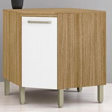 Balcão P/ Canto Obliquo C/ Tampo Freijó Supremo