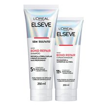 Kit L'Oréal Paris Elseve Bond Repair Shampoo 250ml + Condicionador 200ml