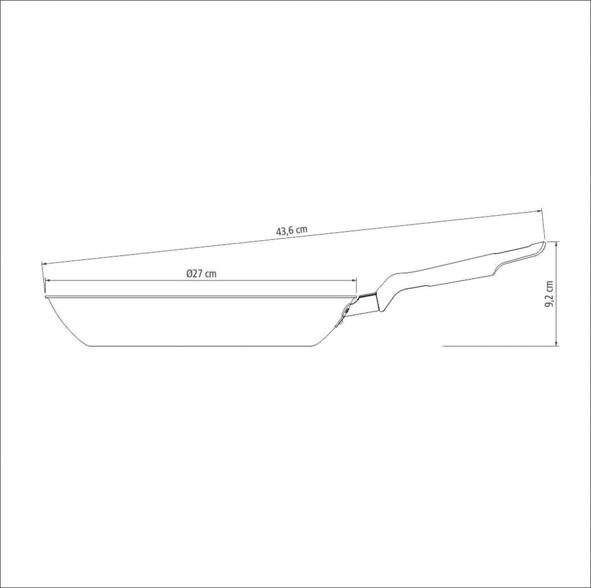 Frigideira Tramontina Loreto Antiaderente Starflon Max Grafite 26CM