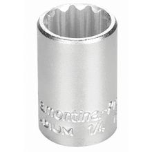 Soquete Estriado Aço Cromo Vanádio 14mm - Encaixe 1/4 Tramontina PRO Tramontina