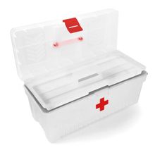 Caixa Plástica para Medicamentos 17 Tramontina Caixa Divisórias Tramontina