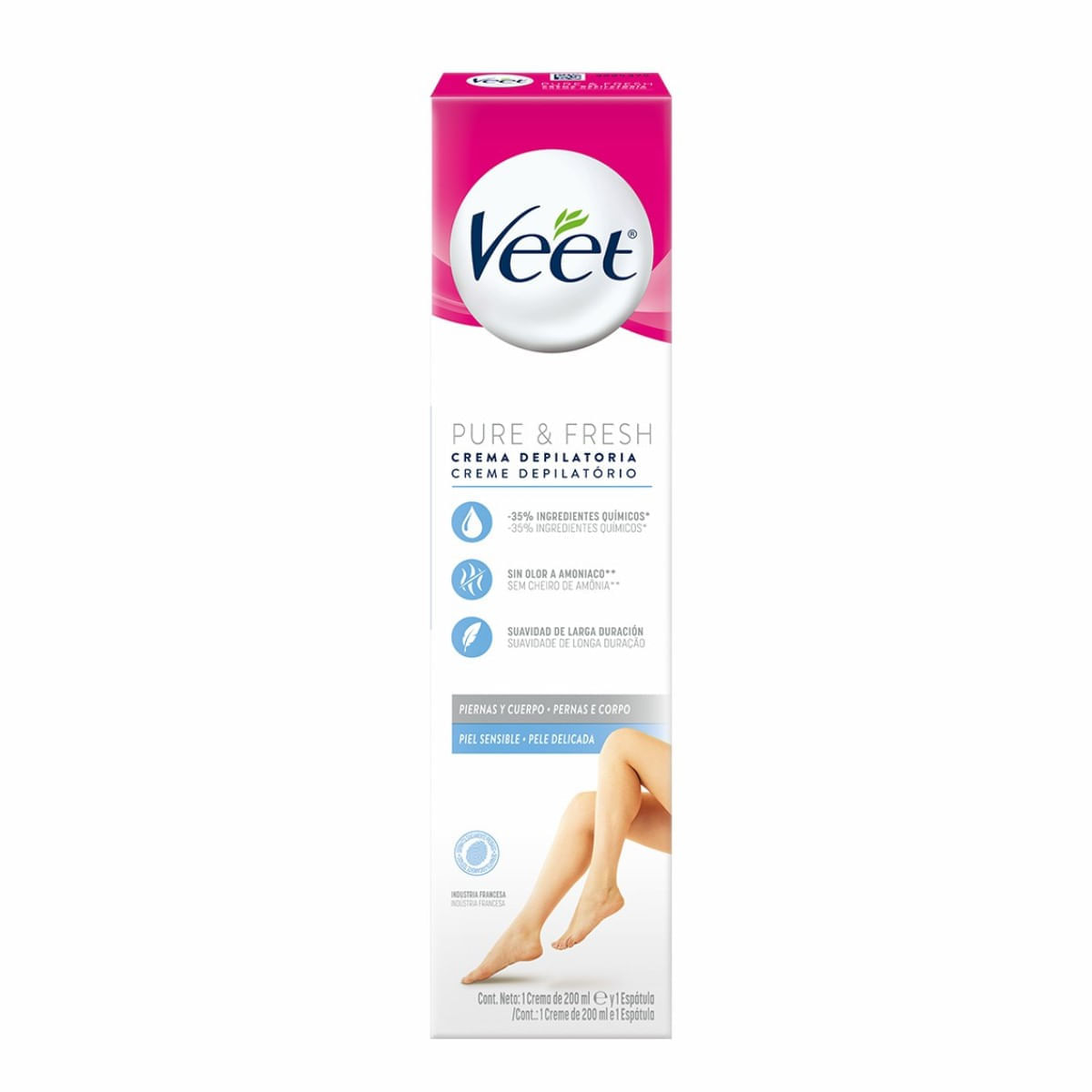 Creme Depilatorio Veet Corporal Pele Sensível 200Ml