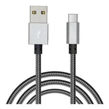 Cabo Carregador USB C Tipo C Metal Super Reforçado 2.1a Type C Kingo