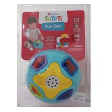 Fun Ball Brinquedo Educativo Com Som - Azul TA TE TI INDUSTRIA E