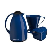 Kit Prático Para Café 3 Peças Uniterm AZUL
