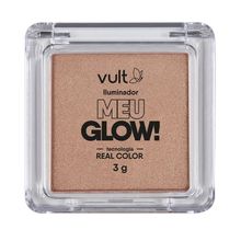 Iluminador Facial Compacto Vult Meu Glow Champagne 3g