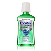 Enxaguante Bucal Cepacol Expert Menta Protect Sem Álcool 250ml