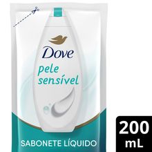 Sabonete Líquido Dove Pele Sensível Refil 200ml