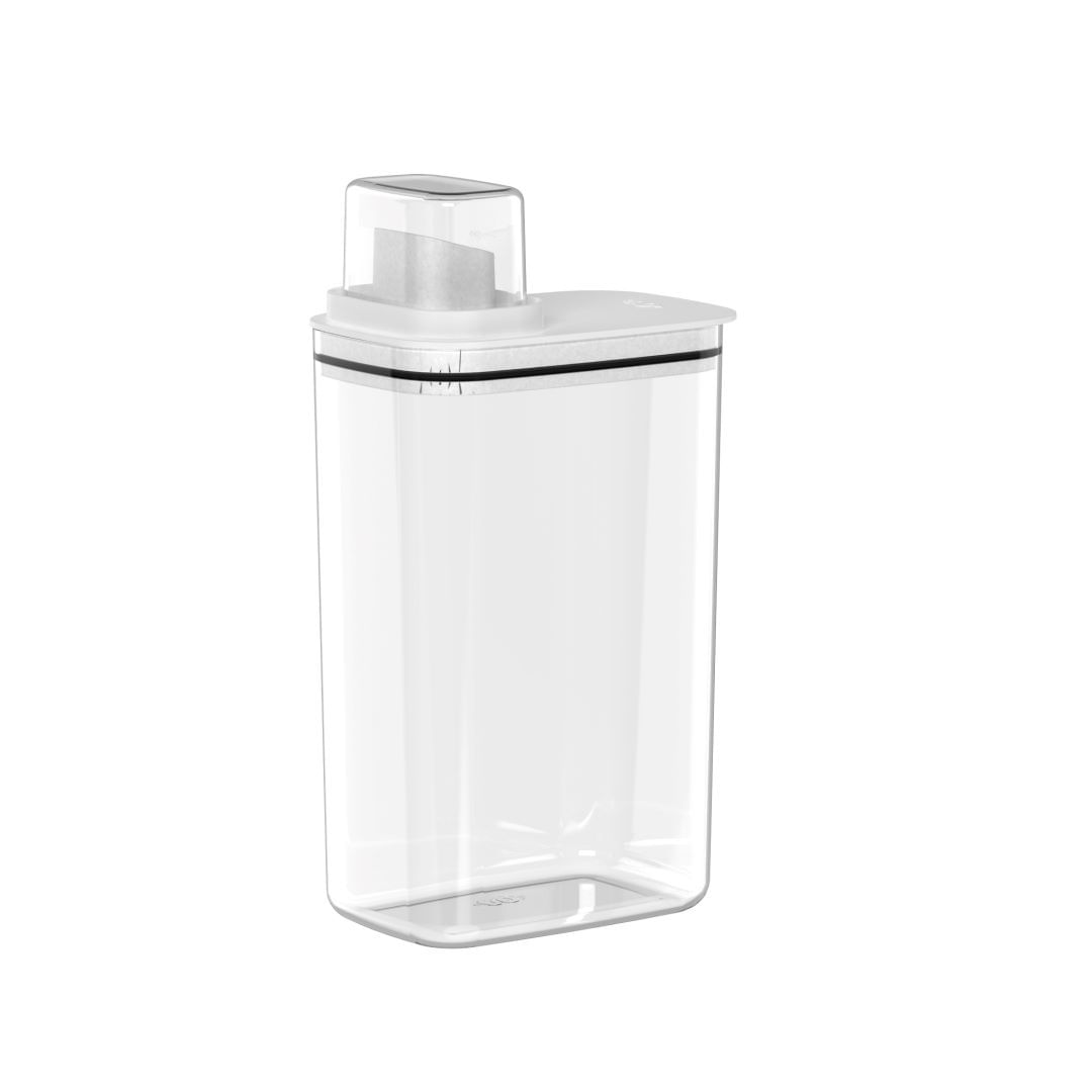 Pote Hermético Dispenser Flow Bege 2,3 Litros