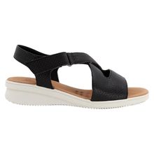 Sandália Plataforma Usaflex Fecho-Flex Feminina