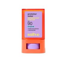 Protetor Solar Sallve Bastão Fps 90 Cor 2 Antimanchas 15g