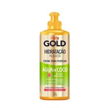 Creme para pentear Niely Gold Hidratação Água de coco 250g