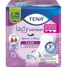 Protetor Diário Tena Lady Discreet Flex 15 Unidades