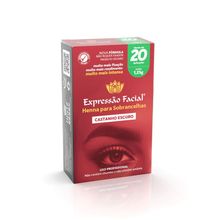 Henna Para Sobrancelha Expressão Facial Castanho Escuro 1,25g