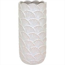 Vaso Cerâmica 33x15x15cm Bege