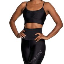 Top Trinys V Shape Jacquard - Preto