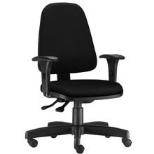 Cadeira Giratória Sky L02 Diretor Executiva  Crepe Preto - Lyam Decor