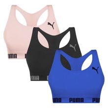 Kit 3 Tops Puma Nadador Sem Costura Feminino