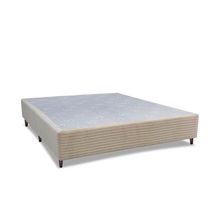 Base Box para Colchão Casal Cama inBox Livity 38x138x188cm - Bege