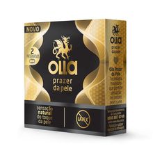 Preservativo Olla Prazer da Pele 2 Unidades