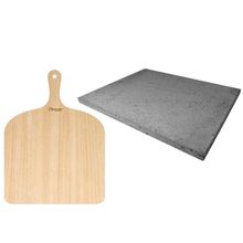 Conjunto para Pizza Eppicotispai com Espátula e Pedra - 2 Peças