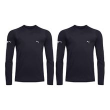 Kit 2 Camisas Térmicas Puma UV50+ Manga Longa Juvenil
