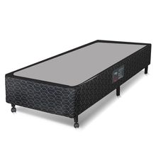 Base Box para Colchão de Solteiro Castor Class 39x88x188 cm - Cinza/Preto