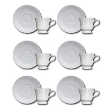 Conjunto de Xícaras para Café Germer Cottage em Porcelana 80 ml – 6 Peças
