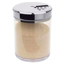 Farinheira com Tampa Forma em Vidro e Inox - 330 ml