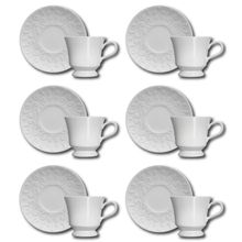 Conjunto de Xícaras para Chá Germer Tassel em Porcelana 240 ml – 6 Peças