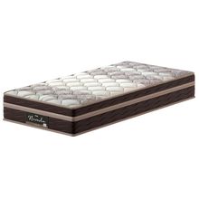 Colchão Solteiro Probel Nevada com Euro Pillow e Molas Ensacadas 26x88x188 cm – Bege/Marrom