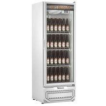 Cervejeira Vertical Porta De Vidro 410 Litros Gcb40v Gelopar Expositor Branco Gelopar 110v