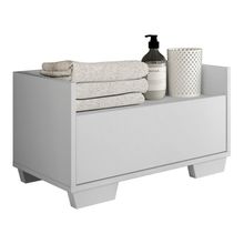 Gabinete Armário Banheiro 60 Cm com Pés Multimóveis Branco