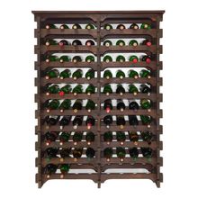 Adega Vinho Madeira 80 Garrafas Tipo Mesa Cor Imbuia C08 Cevey Adegas E Artesanatos