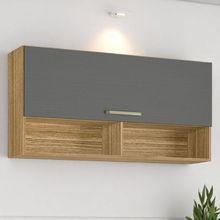 Armário C/ Basculante 120 Cm Ametista Freijó Gris